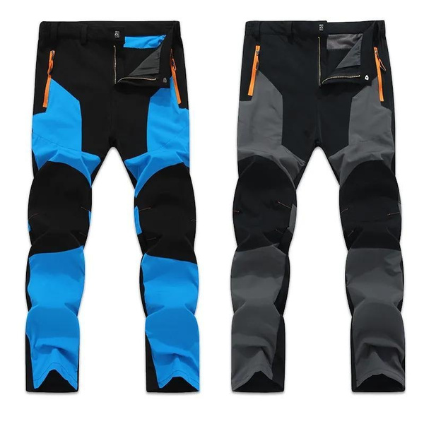 Breathable Waterproof Hiking Pants Running Men Summer Thin Elasticity