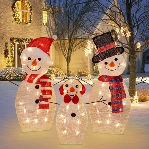 Happy New Year 3* Acrylic Christmas Decoration Outdoor Garden ...