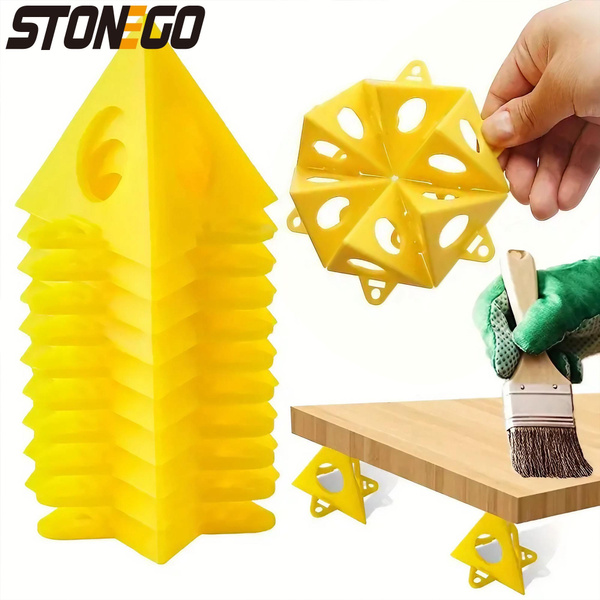 STONEGO 10Pcs/20Pcs Pyramid Artist Painting Support, Mini-cone Paint  Support For Canvas And Door Riser Support, Cabinet Paint Dumping, Painting  Tools