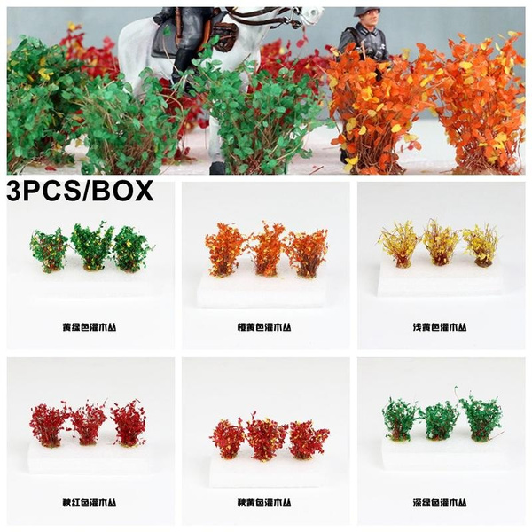 1Box Simulation Shrub Bush Model Vegetation Mini Grove Building ...