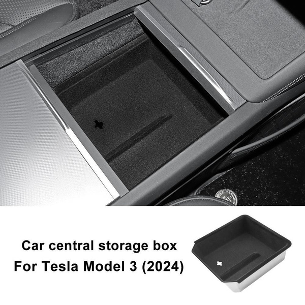 2024 Model 3 Highland Center Console Storage Box Organizer for