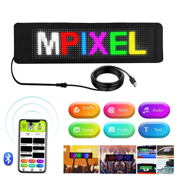 multicolor matrix led display app