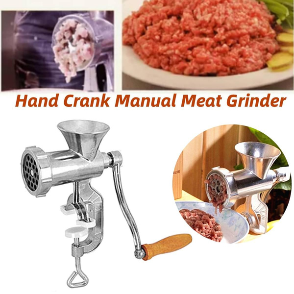 Kitchen Manual Meat Grinder Hand Crank Meat Pepper Mincer Grinding