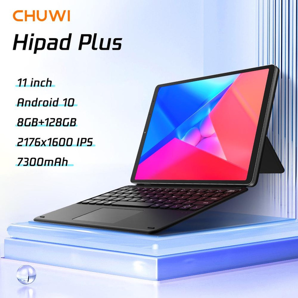 Tablet Chuwi HiPad Plus 11 com rede móvel cinza espacial de 128 GB e 4