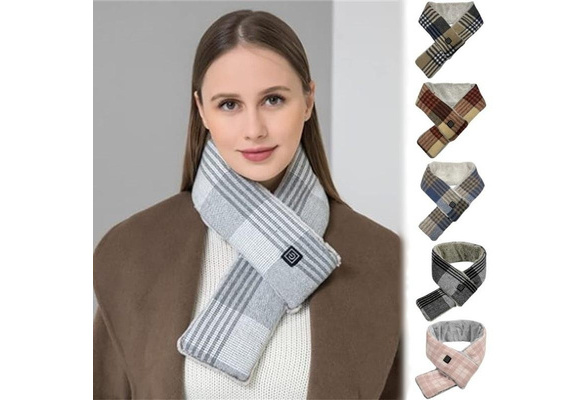 Smart Usb Heated Scarf Neck Wrap, Warm Shawl With Vibration Massage For Neck  Pain Relief, Heated Neck Warmer