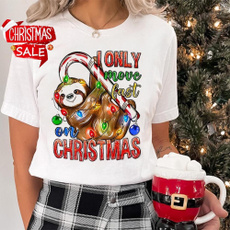 holidayshirt, slothshirtwomen, Fashion, xmasshirtsforwomen