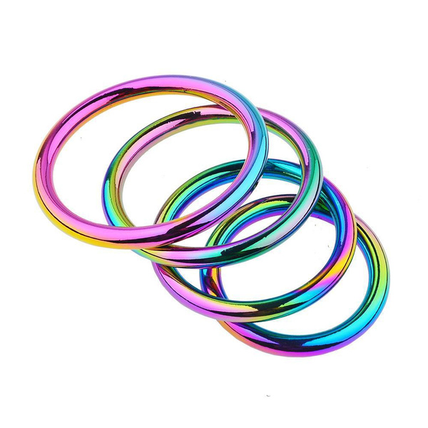 Intimate Rings Metal Metal Rainbow Cock Rings Delay Ejaculation Erotic Sex Toys Intimate ...