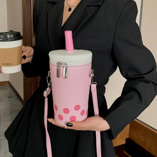 Kawaii, Shoulder Bags, Milk, Harajuku