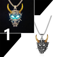 Punk jewelry, skullsnecklace, Jewelry, skull