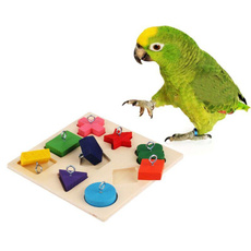 Toy, Parrot, Colorful, Wooden