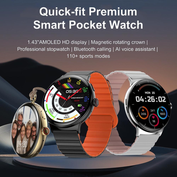 Smartwatch discount pocket watch