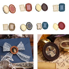 Brass, Head, lacquer, Stamps
