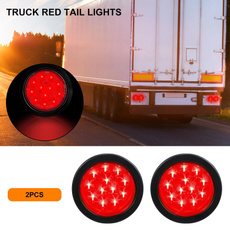 ledtaillight, roundtrailertaillight, tralierbrakelight, Waterproof