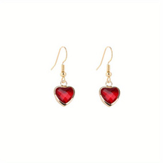 Heart, Fashion, Gemstone Earrings, Gifts