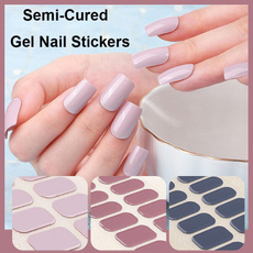 semicurednailsticker, Nails, nail stickers, gelnailsticker