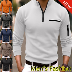 Fashion, Polo Shirts, mens tops, Long Sleeve