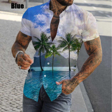 Summer, Fashion, beachshirt, hawaiianstyleshirt