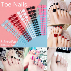 Nails, squarenail, toepressonnail, Beauty