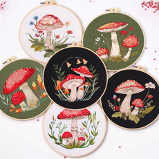 kids, embroiderycrossstitchcraft, crossstitchanimalbutterfly, Mushroom