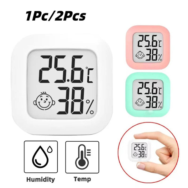 1pc Indoor Thermometer Digital Hygrometer Room Thermometer