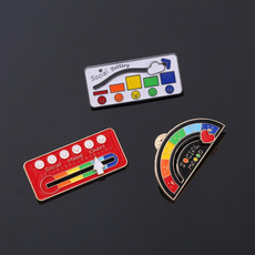rainbow, colorfulbrooch, funnypin, Pins