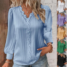 blouse, sleeve v-neck, Moda, Tops & Blouses