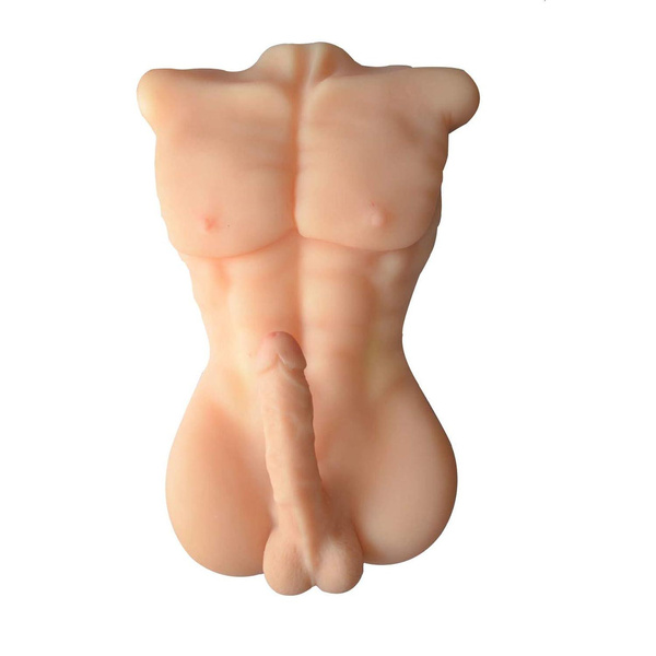 Solid Sex Dolls Realistic Human Torso Masturbation Dildo And Anal