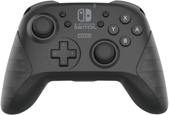hori, controller, black, wireless