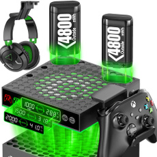 xboxseriesxbattery, xboxonexcontrollercharger, lights, Console