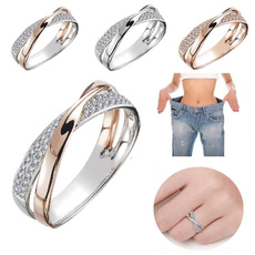 Fitness, Fashion, 925 sterling silver, Rose Gold Ring