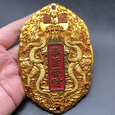 Antique, jinshuanglongmadeafortunebyordertoken, token, sundrie