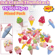 Ice Cream, pushpin, creativethumbtack, cutethumbtack