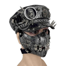 Goth, Fashion, skullcap, Goggles