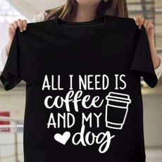 allineediscoffeeandmydogsshirt, Summer, Coffee, Fashion