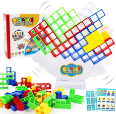 Toy, tetrisblock, tetristowergame, tetristowerbalancebuildingtoy
