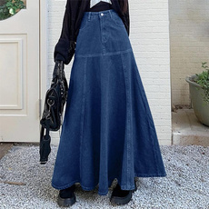 long skirt, Plus Size, Umbrella, Waist