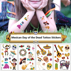 mexicodayofthedeadtattoosticker, tattoo, mexicodayofthedead, disposabletemporarytattoosticker