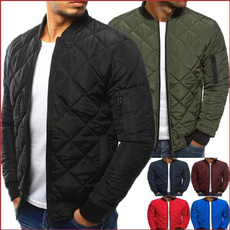 Stand Collar, Outdoor, cardigancoat, quilted