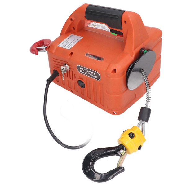 Electric Hoist Crane Portable Power Electric Winch Crane With Remotes