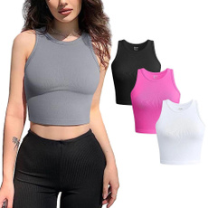 vesttshirt, CROP TANK TOP, Vest, Fashion