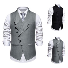 menswaistcoat, Vest, slantedrowofbutton, Men's vest