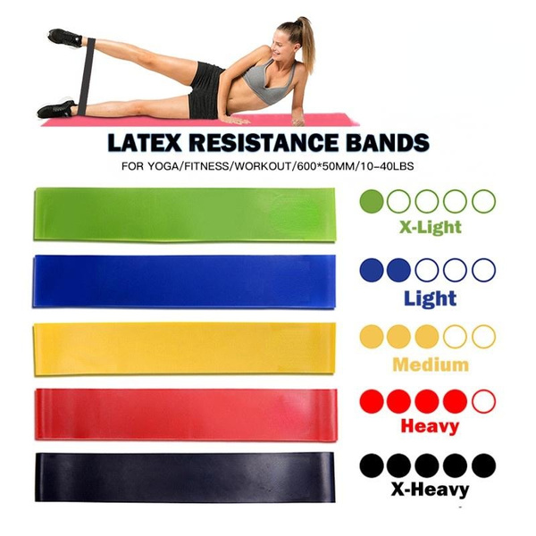 600*50MM 0.35MM1.1MM Latex Resistance Bands Exercise Band Yoga Rubber