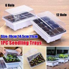 Plastic, Plants, seedpot, tray