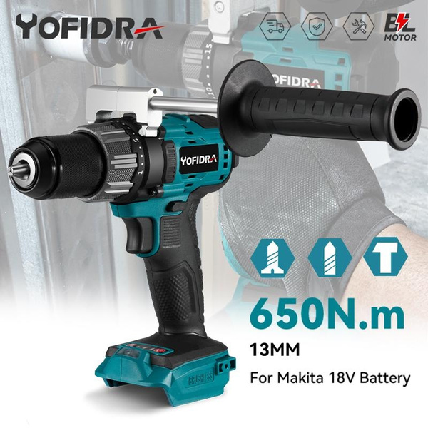 13mm Electric Impact Drill Electric Screwdriver Driver for Makita 18V Battery Battery Not Include