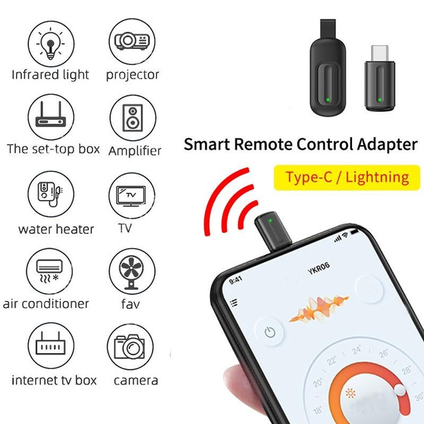 2-Pack Mini Infrared Smart Remote Plugs - 3.5mm Jack For IOS & Android Phones 10 thumbnail image
