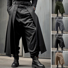 men trousers, pants, coolboy, Pleated