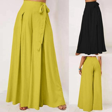 trousers, high waist, culotte, flare