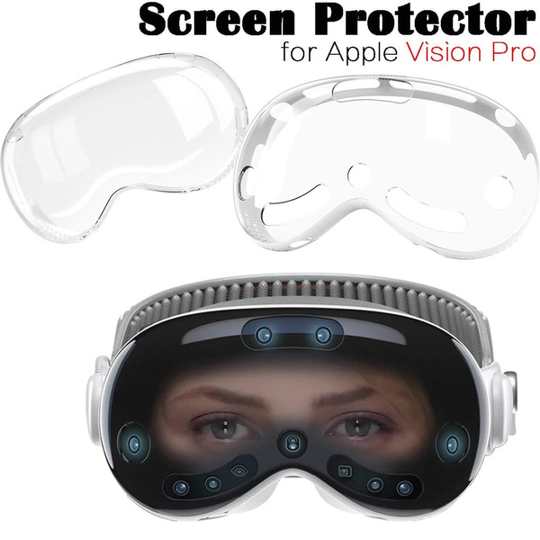 Soft Screen Protective Cover PC+TPU Shockproof for Apple Vision Pro ...