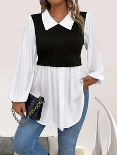 blouse, Plus Size, Shirt, Sleeve