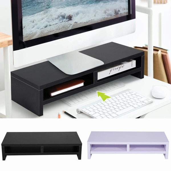 Monitor Stand Riser TV Screen Riser Desktop Computer Organizer Riser | Wish